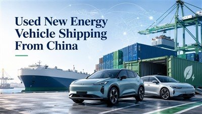 Naudotų naujos energijos transporto priemonių siuntimas iš Kinijos